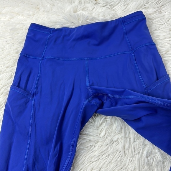 Lululemon Fast & Free Crop II *Nulux 19" Stony Grape - Picture 3 of 7